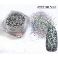Брокат за Декорация на Маникюр Лазер Инфинити 025T-SILVER